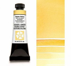 Farba akwarelowa Daniel Smith 058 Naples Yellow extra fine watercolours seria 1 5 ml